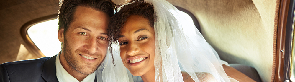 Couple at Wedding