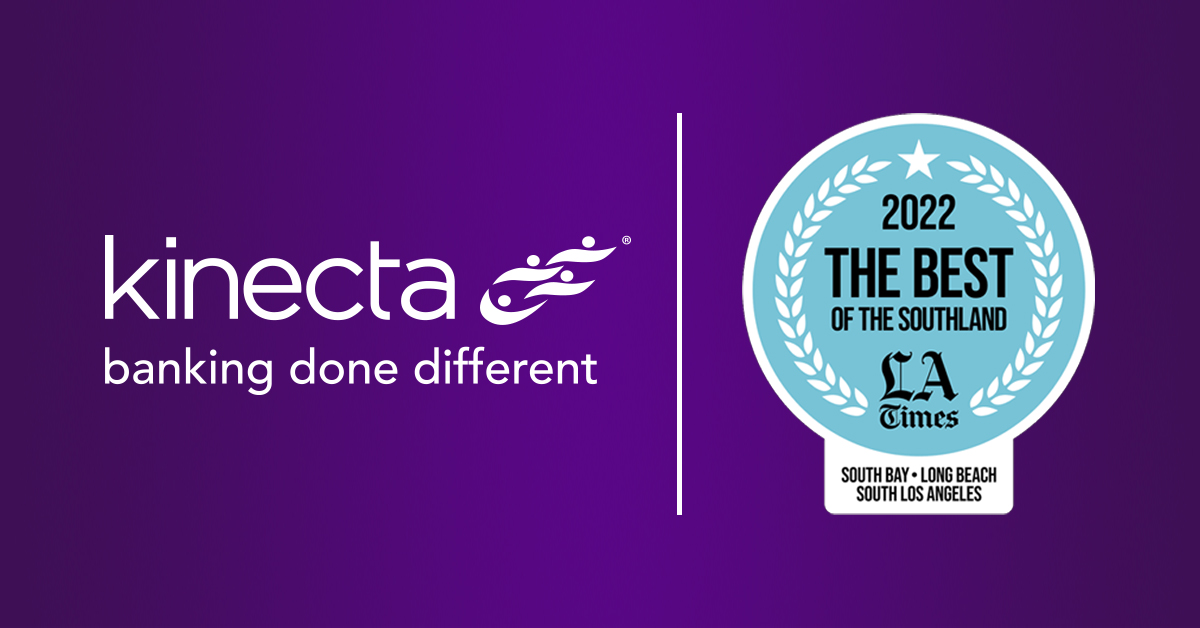 Kinecta Recognized as the #1 Credit Union Provider in the South Bay