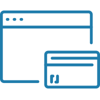sceen and card icon